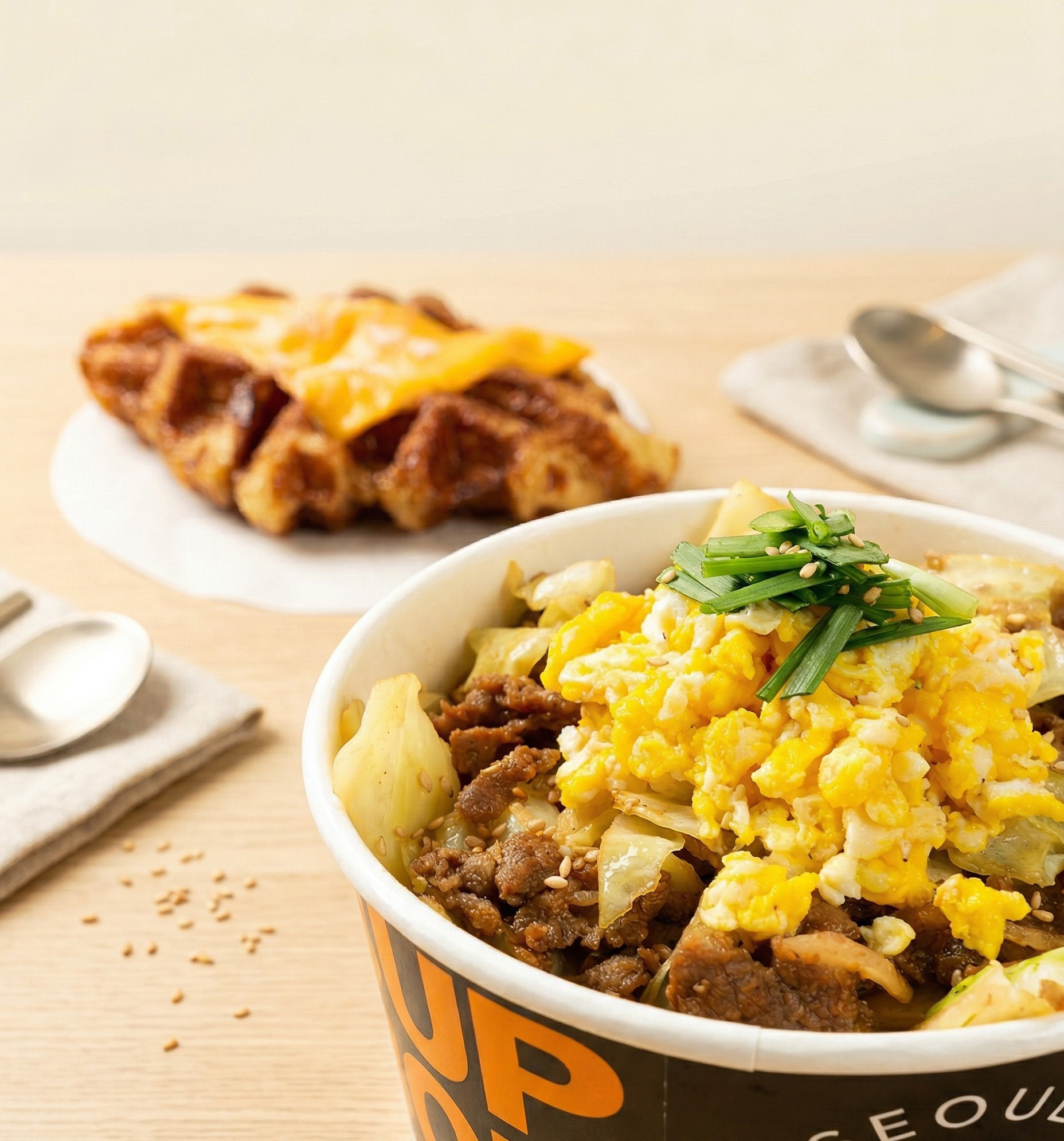 서울컵밥 대표 컵밥 클로즈업 이미지